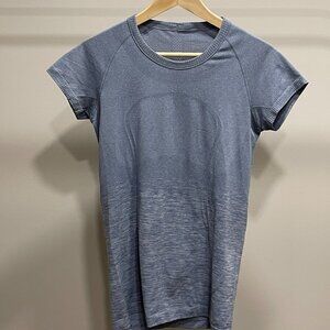LULULEMON Swiftly Tech Short Sleeve Women's Activewear - Size 8 - Dark Blue